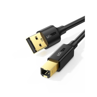 UGREEN USB 2.0 A To USB 2.0 B Port BM Print Cable 3m Schwarz Druckerkabel