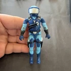 1986 HASBRO GI JOE COBRA MOTOR VIPER v1 STUN FIGURE 100% COMPLETE TIGHT NM-