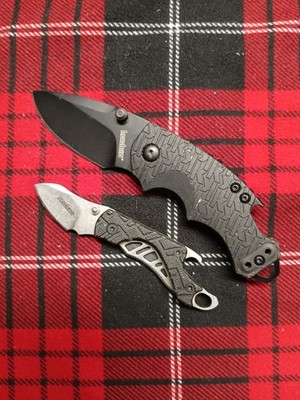 Lot of 2 Kershaw 8700BLK Shuffle and 1025 Cinder With Bottle Opener