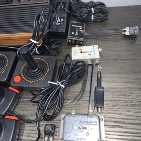 Atari 2600 Video Game Console COMPLETE with 3 Games CLEAN!