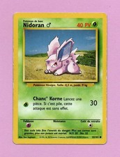 Pokemon 55/102 Nidoran (♂) 40PV Carta Singola JCC Standard Versione Francese