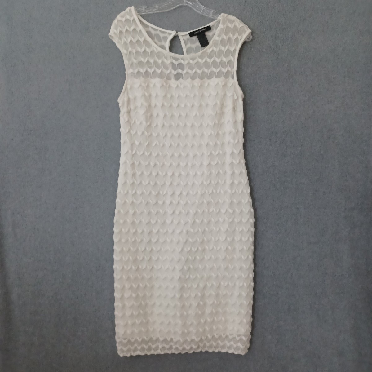 alc white mini dress White with Crystal Kenna Long Sleeve Mini Dress