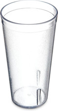 52208107 Stackable Shatterresistant Plastic Tumbler, 20 Oz., Clear Pack of 6 