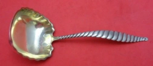 Oval Twist by Whiting Sterling Gravy Ladle 6 1/2" Gw