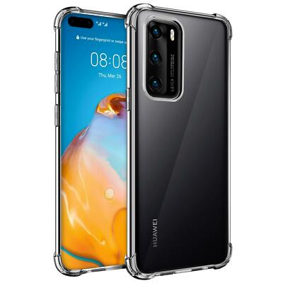 Schutzhülle Für Huawei P40 Handy Tasche Schutz Slim Case Cover Hülle Etui klar