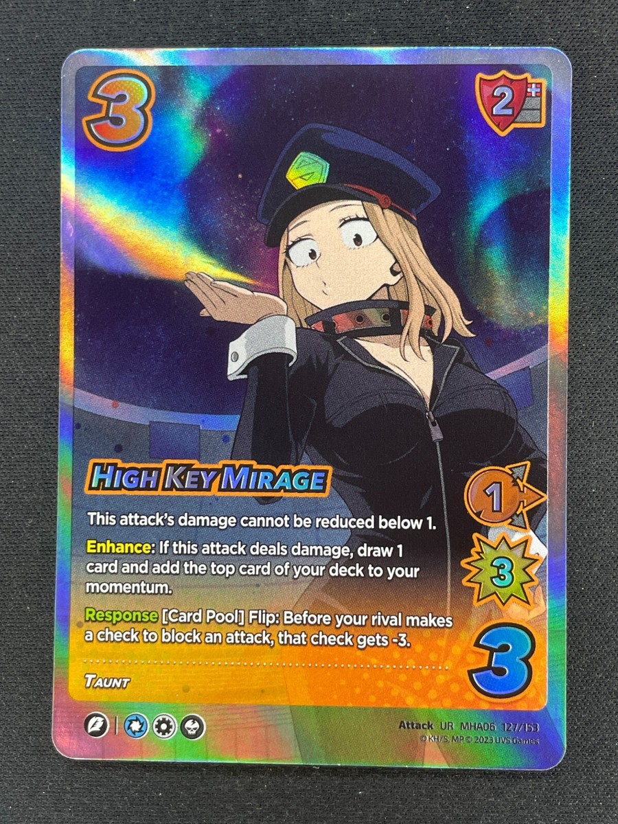 High Key Mirage Ultra Rare - UniVersus: My Hero Academia: Jet Burn