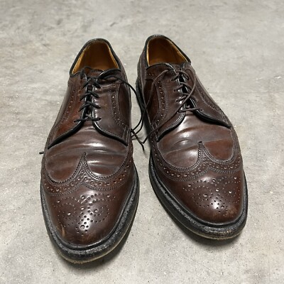 Allen Edmonds MacNeil Longwing Brogue Dress Shoes Brown 11D USA Vintage Allen Edmonds | Shoes | Allen Edmonds Macneil 2 Longwing  main image 2