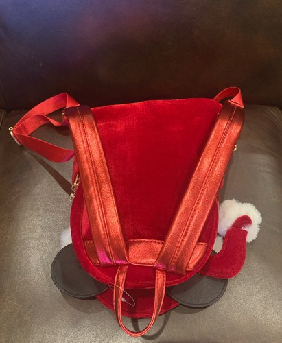 Exclusive Disney Parks Loungefly Santa Mickey Mouse Mini backpack 2019 Christmas - Picture 2 of 15