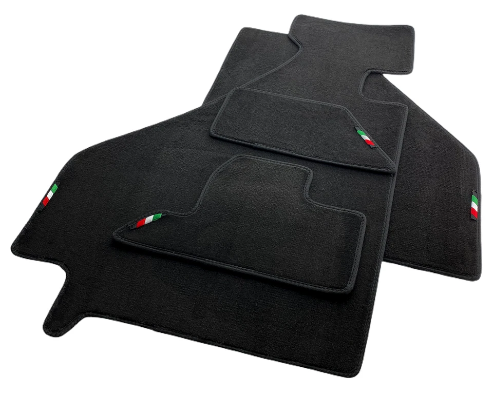 Alfombrillas para Ferrari F355 Berlinetta 1994-1999 alfombras negras a medida italianas Foto 2 de 4