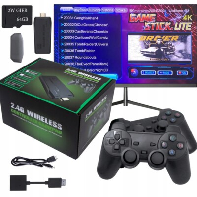 Retro Spielkonsole Mit 20.300+ Games - Wireless TV Game Stick Mit 2 Controllern