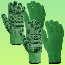 2 PAIRS QUALITY GARDENING GLOVES Grip Unisex Ladies Men Women Large Work Garden