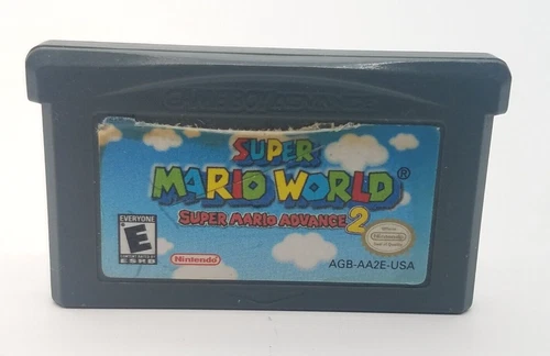 Super Mario World / Super Mario Advance 2 GBA (Game Boy Advance, 2002) Cart Only