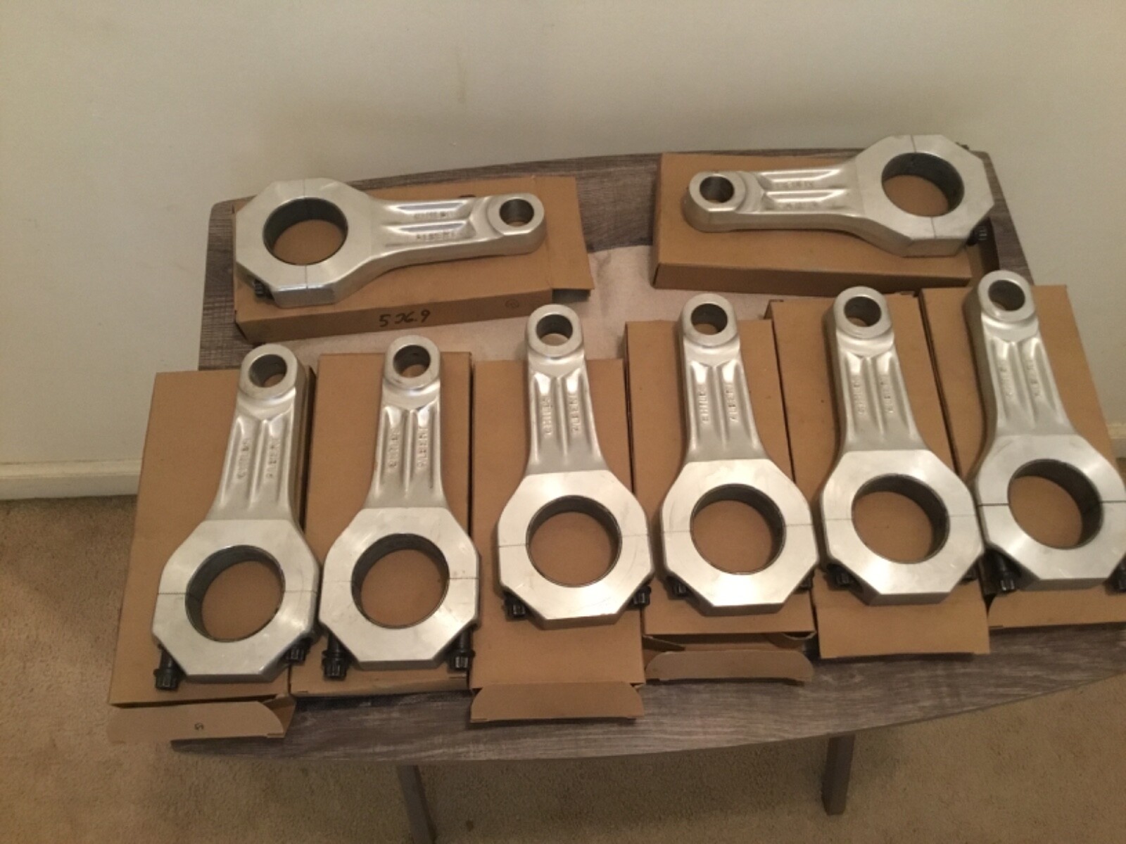 Child’s & Albert 5.7 sbc 35012 100 series aluminum connecting rods,set