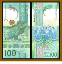 Aruba 100 florin, 2019, P-24 New Design Family of Banknotes Unc