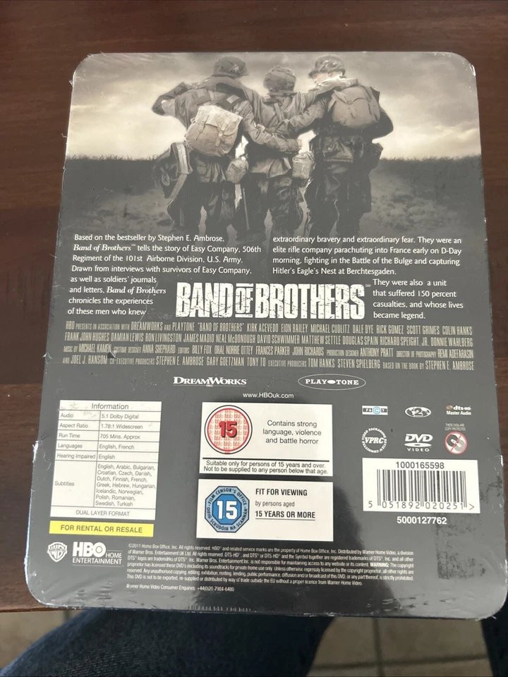 Band Of Brothers: Serie completa de HBO DVD drama (2010) Tom Hanks nuevo sellado Foto 2 de 2