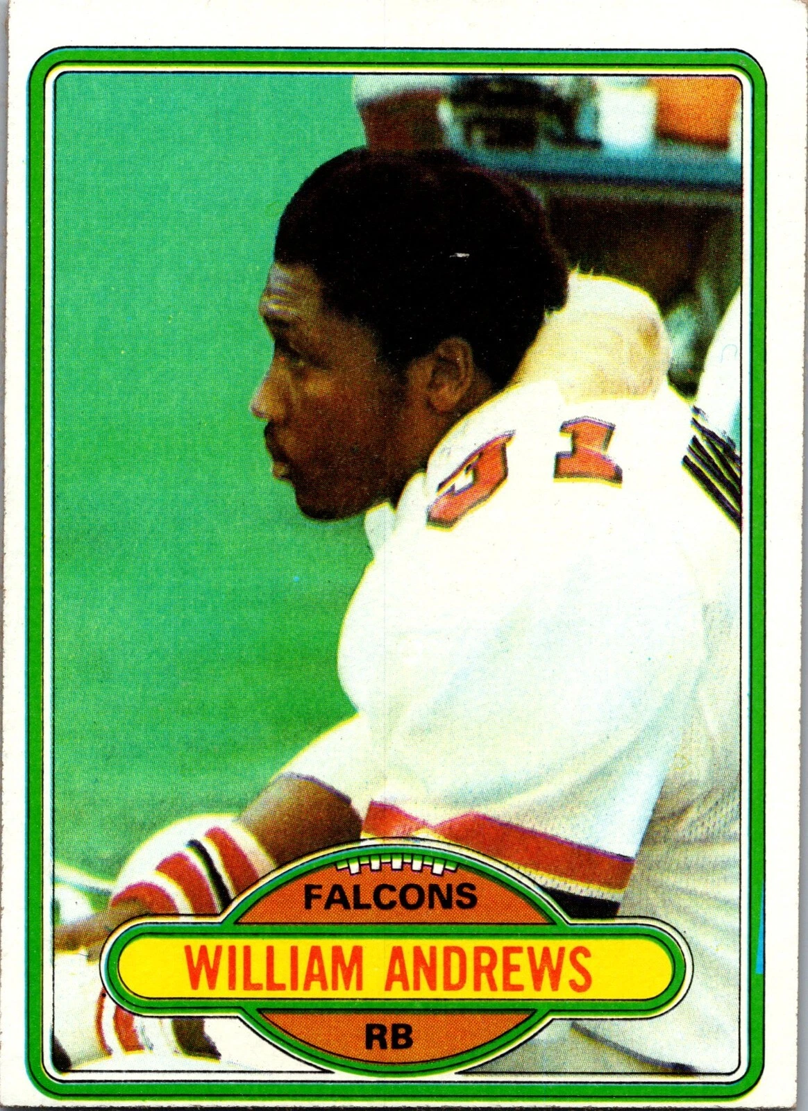 1980 Topps - #73 William Andrews (RC)