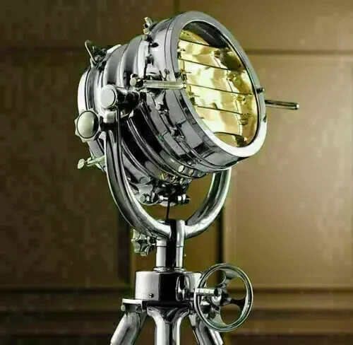 Nautical Royal Master Search Spotlight Stehlampe - Restaurierungsbeschläge Stil - Bild 1 von 6