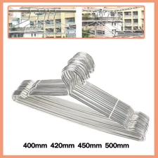 Stainless Steel Metal Clothes Hangers Heavy Duty Strong NON SLIP Coat Hangers