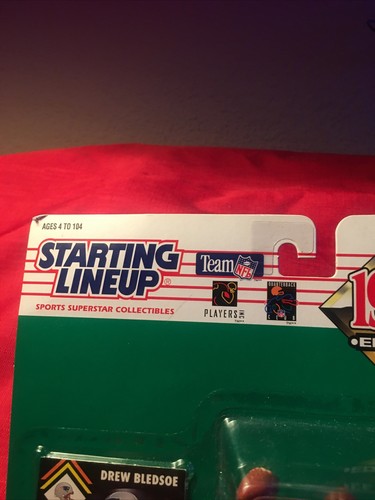 NFL New England Patriots Drew Bledsoe Kenner Starter Lineup 1995 Edition - Picture 3 of 6