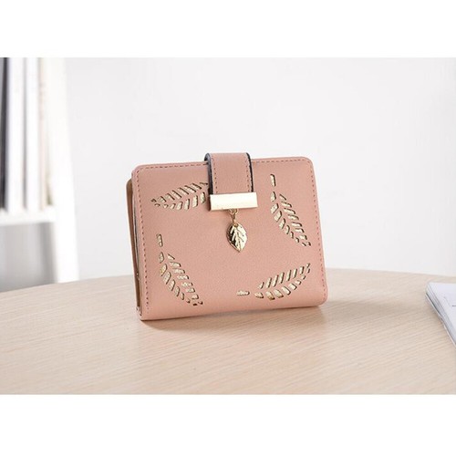 1PC Women' Wallet Zipper Wallet Buckle Hollow Leaf Small Wallet Coin eBay
