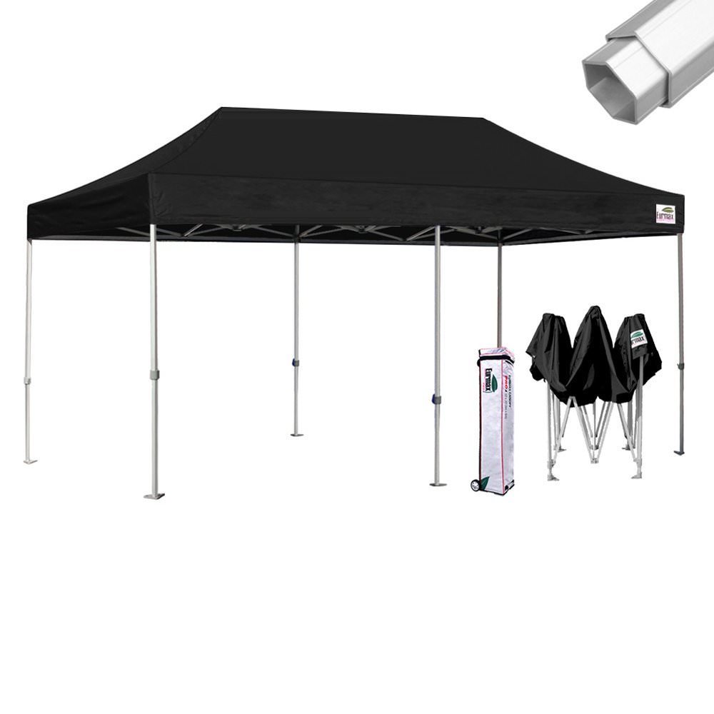 Eurmax Professional EZ Pop Up 10x20 Canopy Patio Party Shade Tent w/Roller Bag