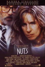 NUTS ORIGINAL ROLLED 27x40 MOVIE POSTER 1987 BARBRA STREISAND RICHARD DREYFUSS