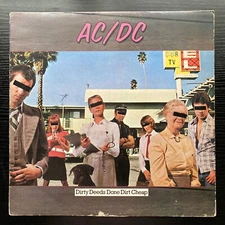 AC/DC - Dirty Deeds Done Dirt Cheap International Version 1976/78 UK A2/B2 Press