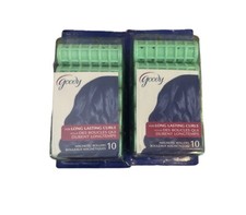 2 Pack- Goody Magnetic Rollers For Long Lasting Curls 10 Curlers per Pack.