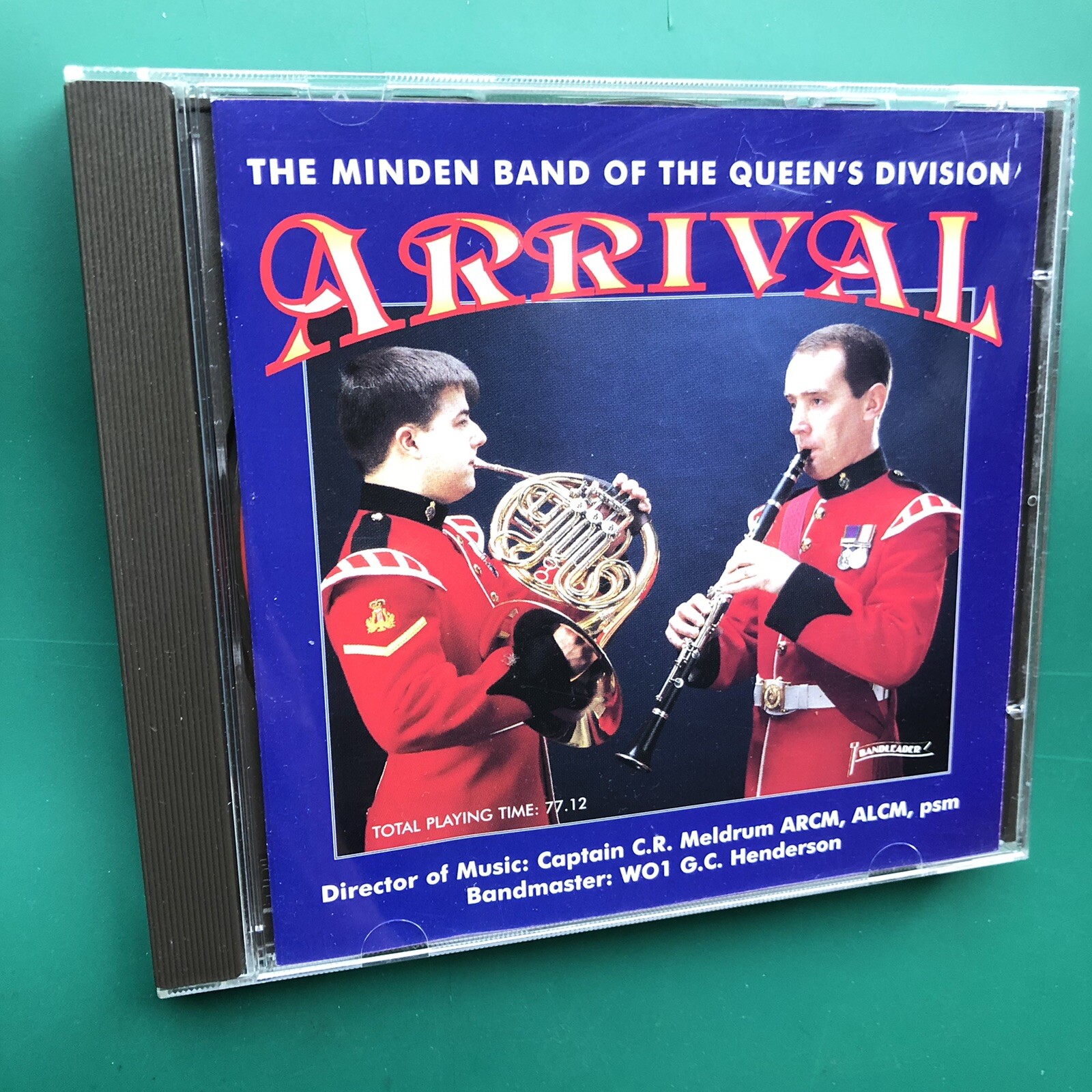 Meldrum, Minden Band Queen’s Division ARRIVAL Military Brass CD Pageantry RARE