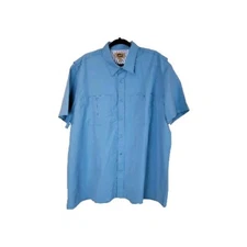 The Foundry Supply Co Mens XL Blue No Fly Zone Outdoors Cabincore Campcore