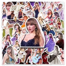 10pcs Taylor Swift Inspired Stickers, Folklore Red Eras Tour Stocking Stuffer