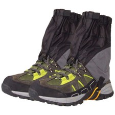  Ultralight Waterproof Gaiters Leg  Guard Hiking Black Y4O7