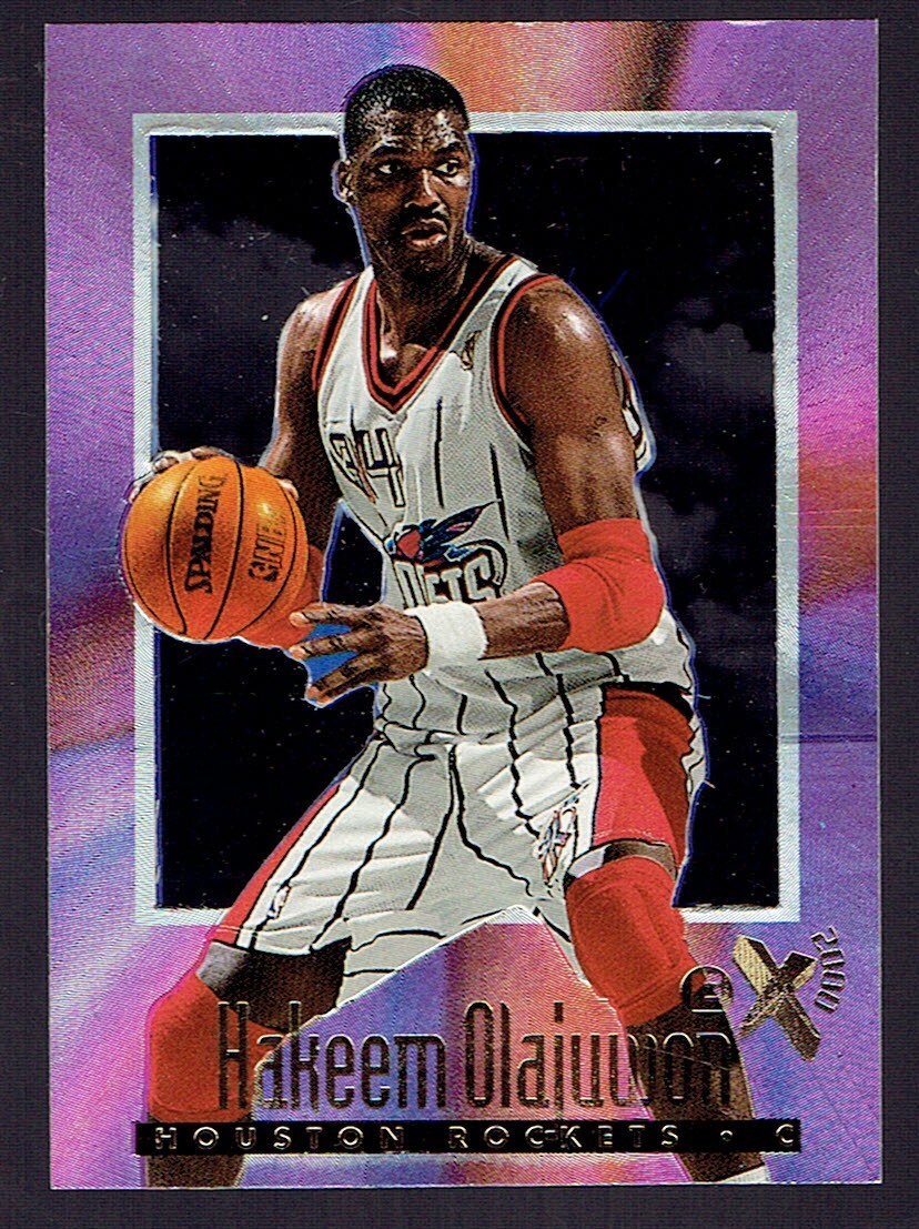 1996-97 Skybox EX 2000 Hakeem Olajuwon #25 Basketball Card