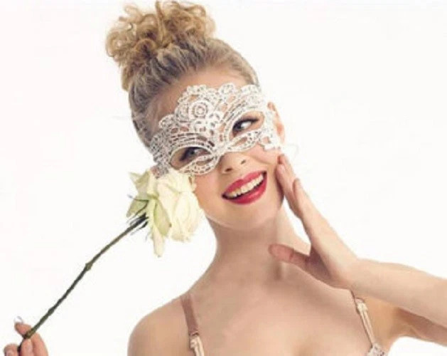 Quality Cotton Lace Mask Masquerade Costume Party Fancy Dress FAST OZ SELLER   - Image 4 of 4