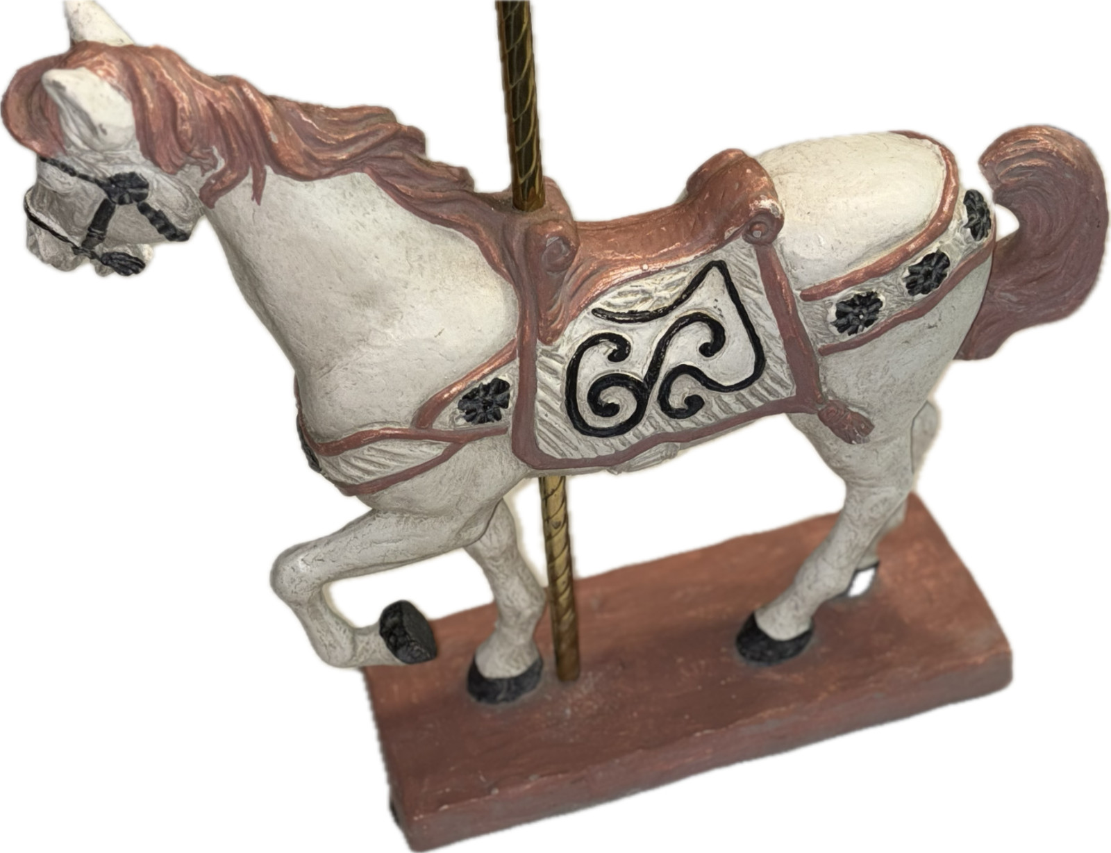 Vintage 15.5” Austin Productions Horse Carousel Statue 1983