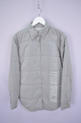 T By Alexander Wang Reflective Puffer Women s Grey Jacket Rare!! Size 2 / M