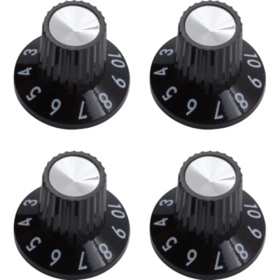 Knob, Fender, Black 1-10, for Princeton 65 DSP, Package of 4