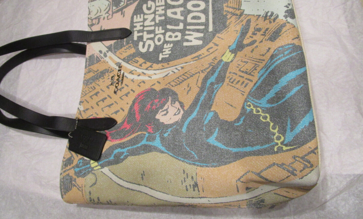 Coach x Marvel Black Widow Large Tote Bag *new with tags* | eBay