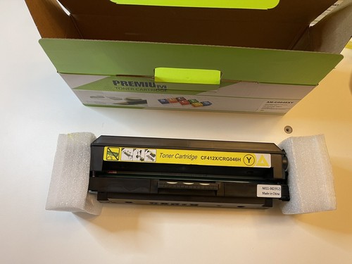 PREMIUM TONER CARTRIDGE AM-C0046XY, Replaces Canon CA- Cartridge 046HY Yellow - Picture 4 of 6