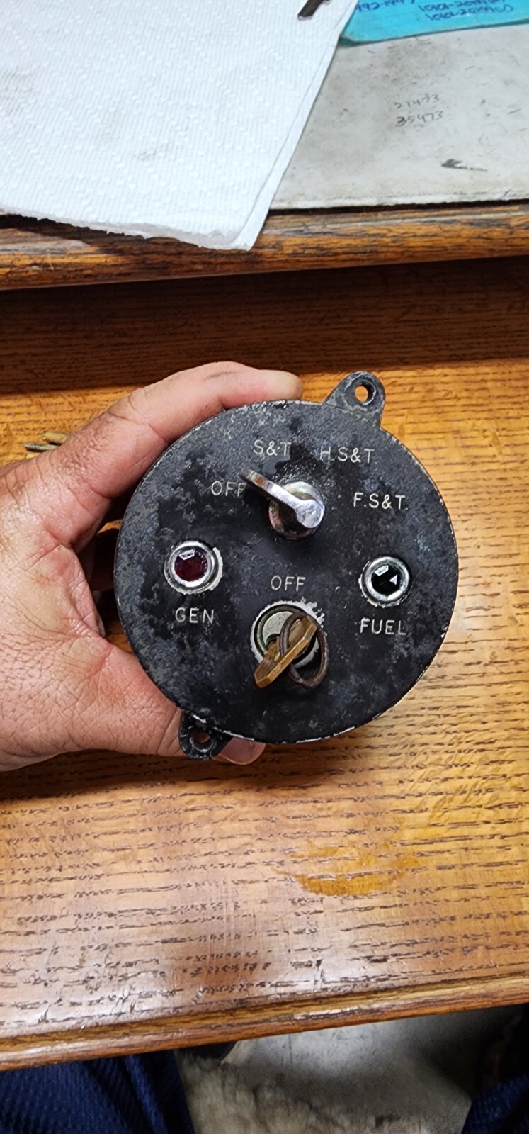 ROLLS ROYCE IGNITION SWITCHBOX LOCK WITH KEY