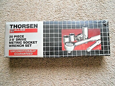 Thorsen Allied 20 pc. 3/8'' Metric Socket Wrench Set No. 41120