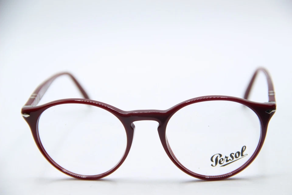 NUEVAS GAFAS PERSOL P 3092-V 1110 ROJO PLATA MONTURAS AUTÉNTICAS 50-19 Foto 2 de 4