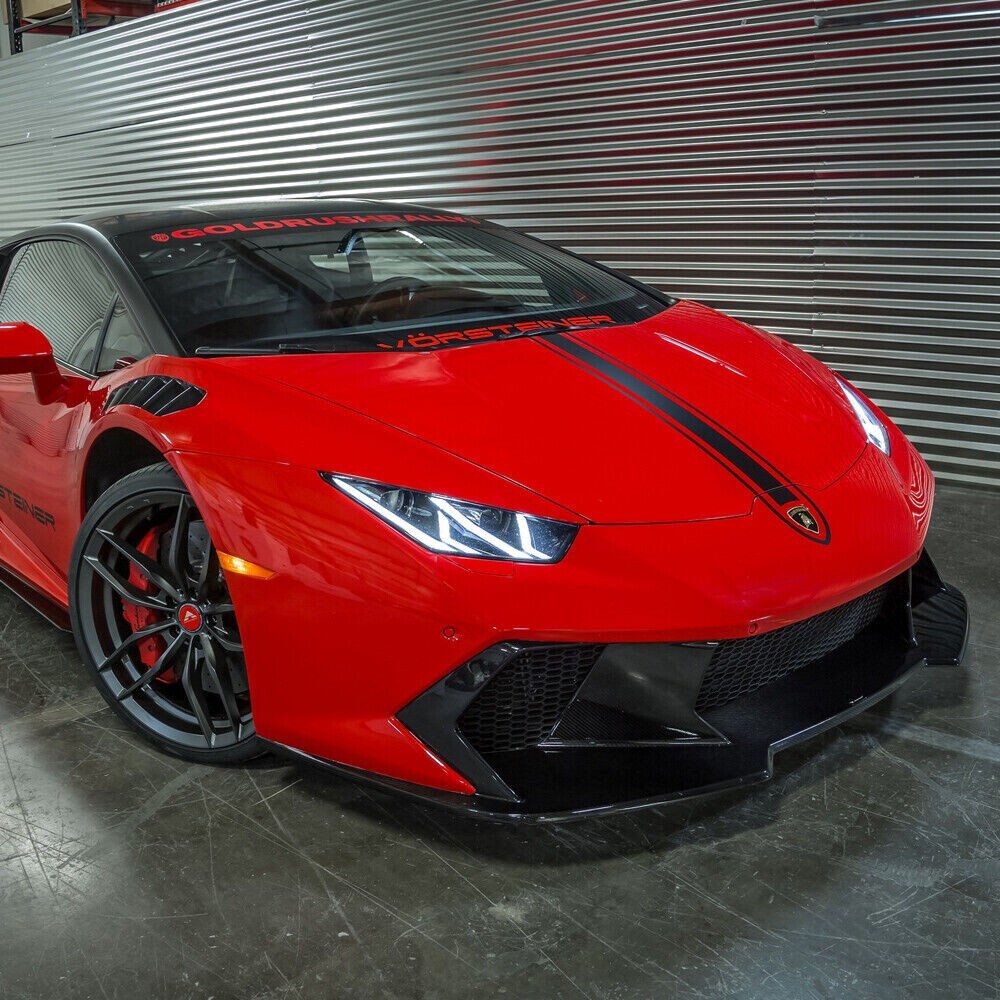 20/21'' Vorsteiner V-FF 105 Carbon Graphite Staggered Concave Wheels Lamborghini