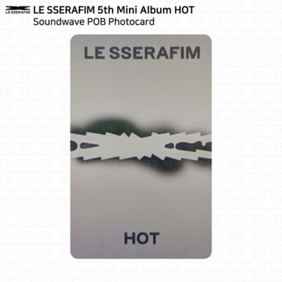 Le Sserafim 5th Mini Album HOT Soundwave POB Hologram Photocard