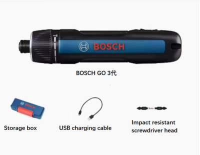 NEW For Bosch GO 3 Professional Kit, Lithium-ion Cordless Screwdriver + Case