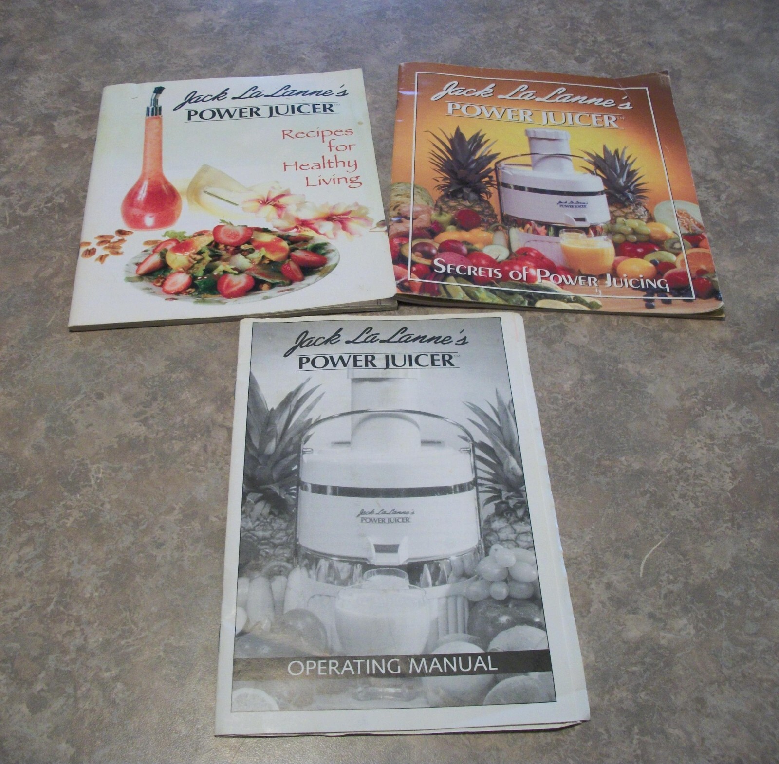 Jack LaLanne's Power Juicer JLS8 with Crescent Key Tool, Recipe Books