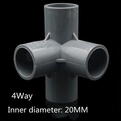 3/4/5/-Way PVC Plastic Pipe Fittings Adhesive DIY Connector Elbow 20/25/32mm - Picture 16 of 30