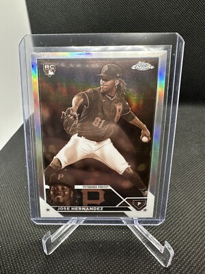 2023 Topps Chrome Update #143 Jose Hernandez Sepia Refractor RC Pirates