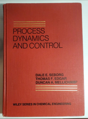 Process Dynamics and Control Seborg Edgar Mellichamp Hardcover Book 1989