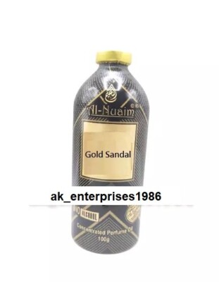 Al Nuaim Perfume GOLD SANDAL Attar Oil Concentrated Best Fragrance Long Lasting 